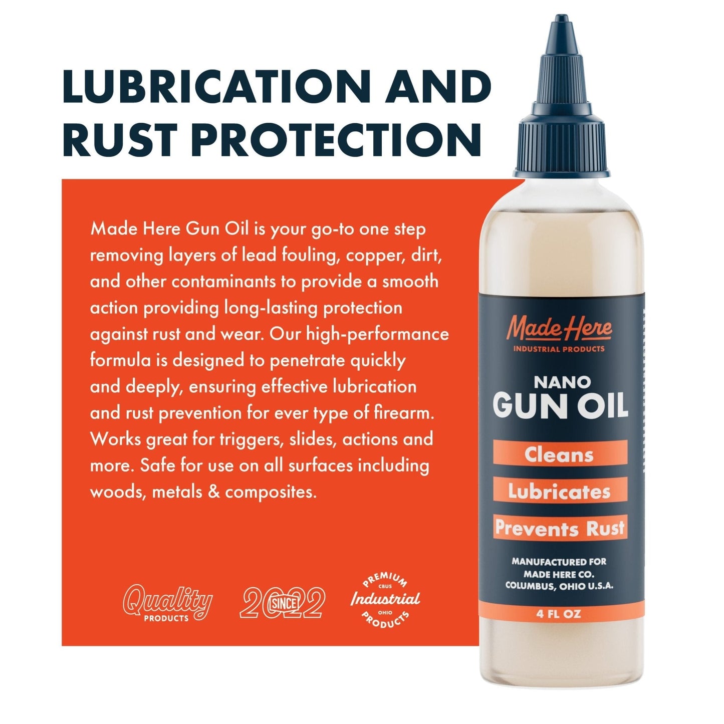 Lubricating Gun Oil with Nano Tech