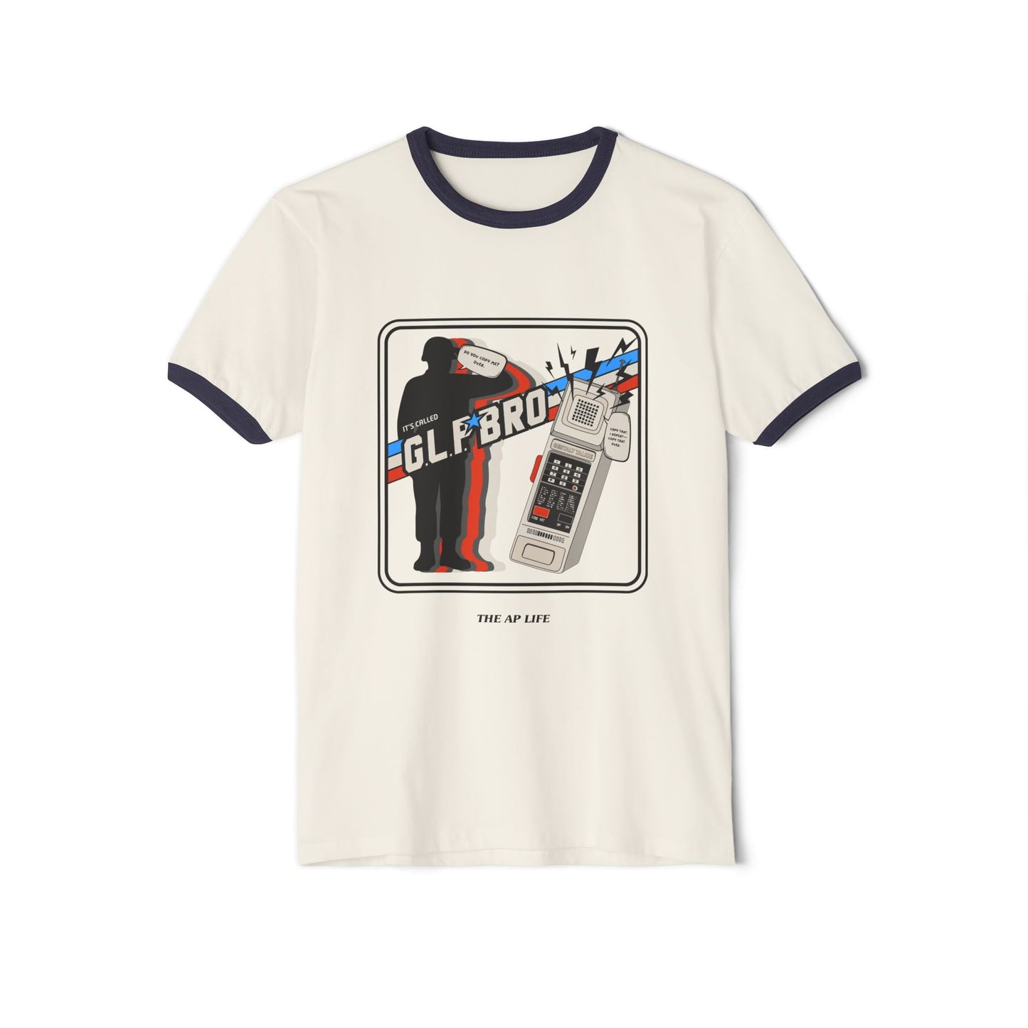 Do You Copy? It's Called GLP Bro - Gestalt - Adult Unisex Cotton Ringer T-Shirt