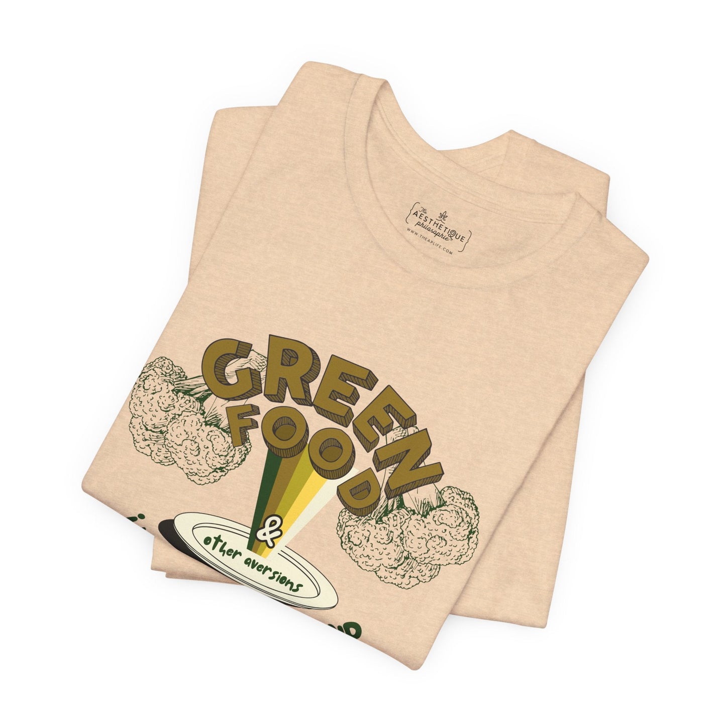 Green Food & Other Aversions I Won't Come Around - Autism/ARFID/SPD - Adult Unisex Jersey Tee