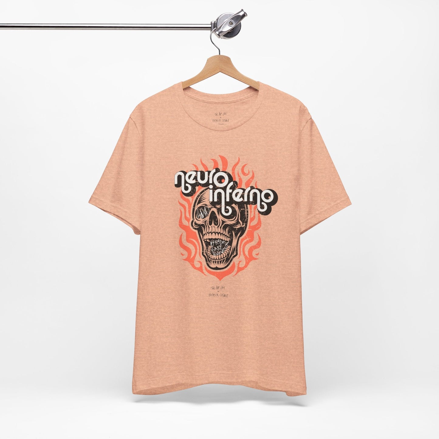 Neuro Inferno - AuDHD Burnout - Patrick Casale - Adult Unisex Jersey Tee (Ships Internationally)