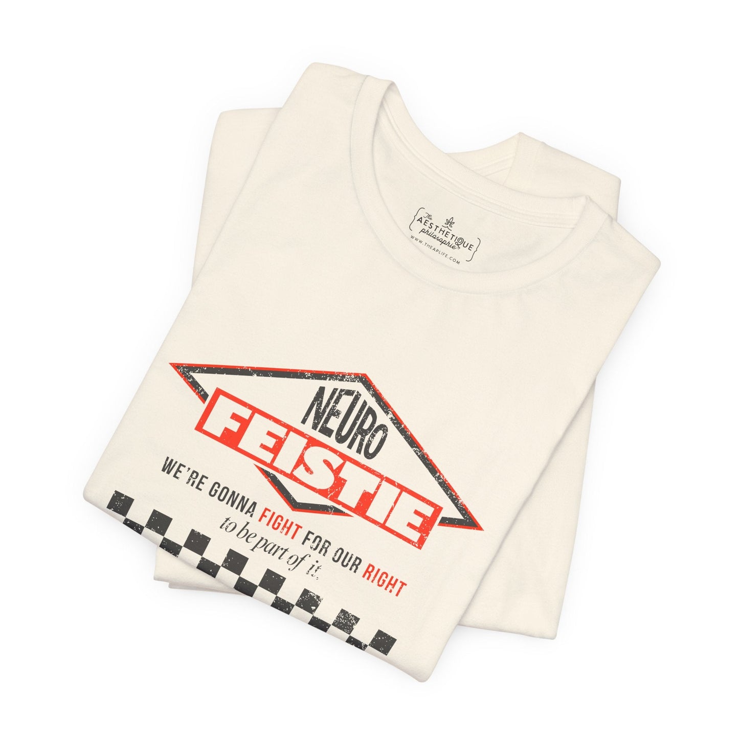 Neuro Feistie - Fight For Our Right - Adult Unisex Jersey Tee