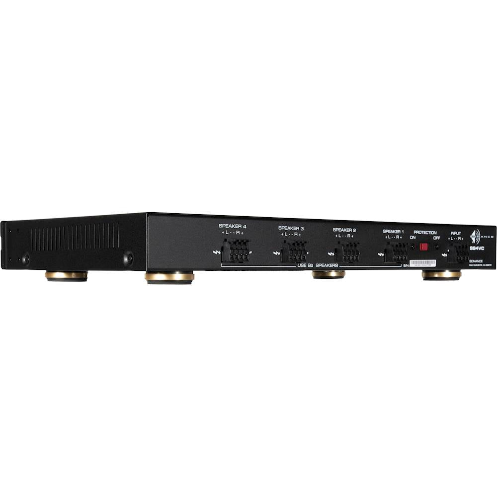 IN STOCK! Sonance SS4VC 4-Pair Stereo Speaker Selector with Volume Controls - Black