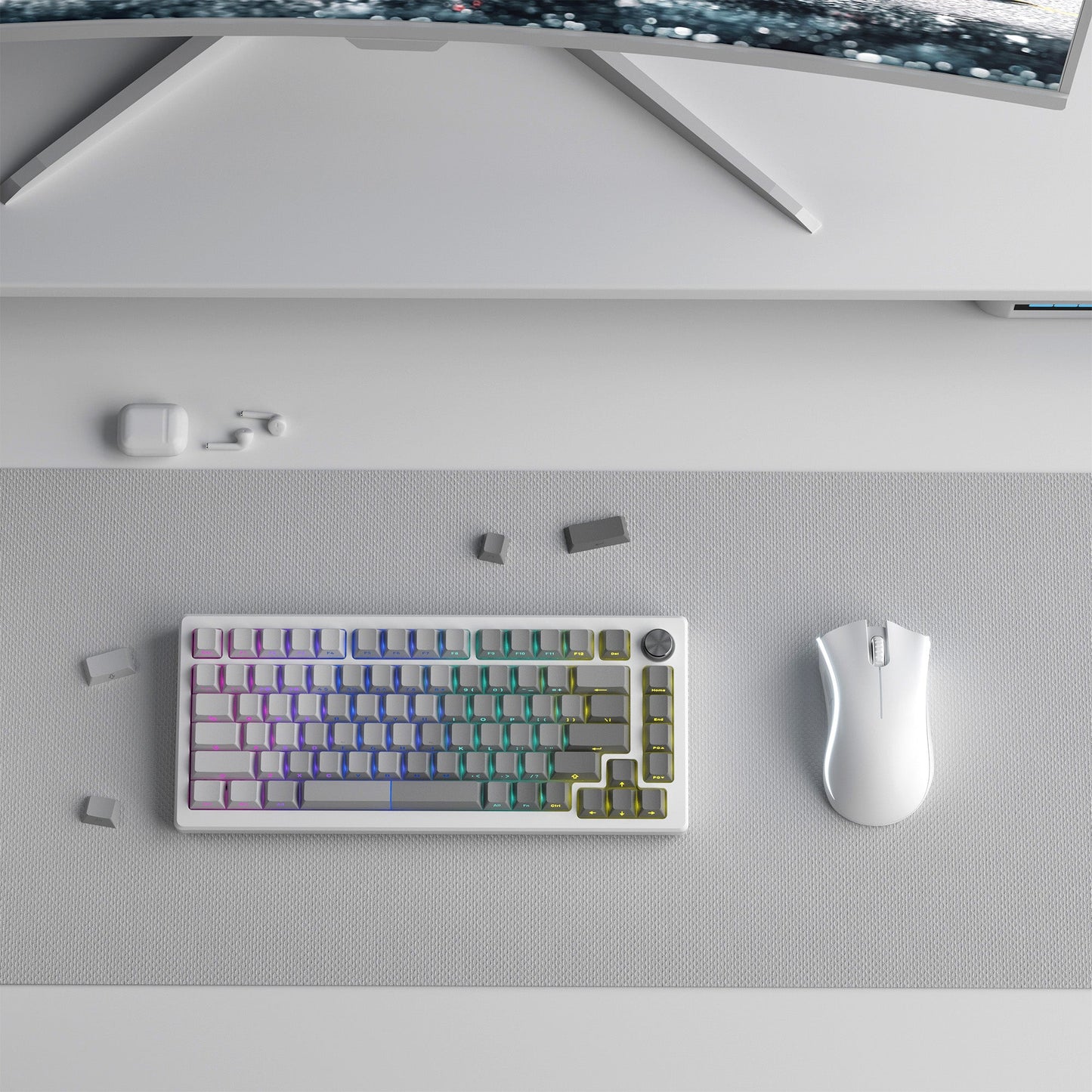 XVX Gradient X-Axis Series Side-Printed Cherry Profile 121-Key PBT Keycap Set