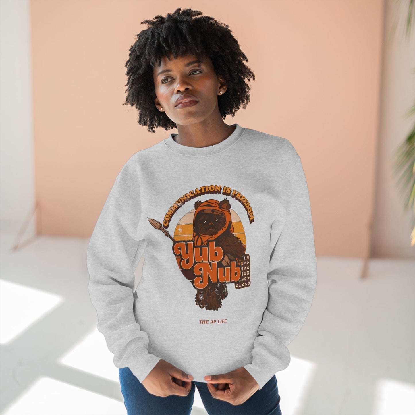 Communication is Freedom - Yub Nub - S2C - Adult Unisex Crewneck Sweatshirt