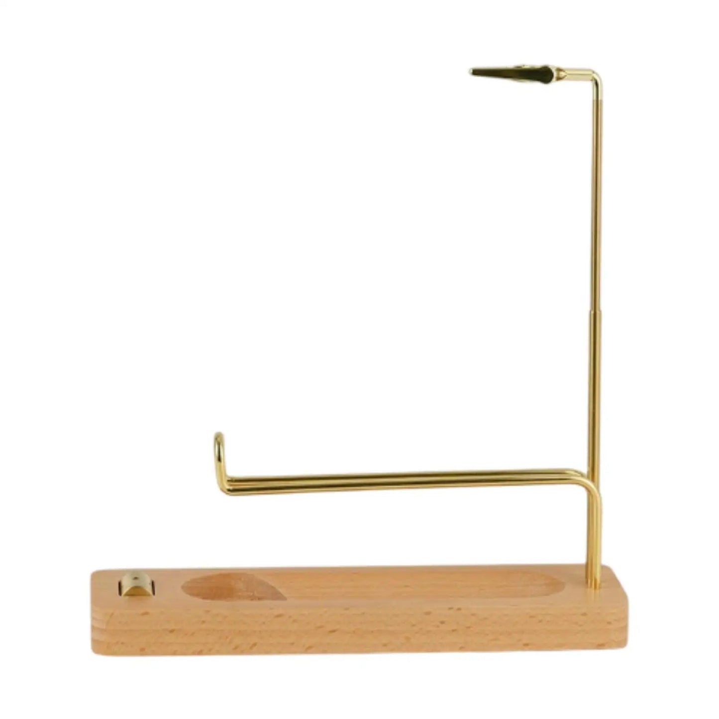 Palo Santo and Incense Holder - Wooden & Metal Desktop Burner for Sage, Incense Sticks & Candles, Tabletop Centerpiece for Meditation & Home Decor