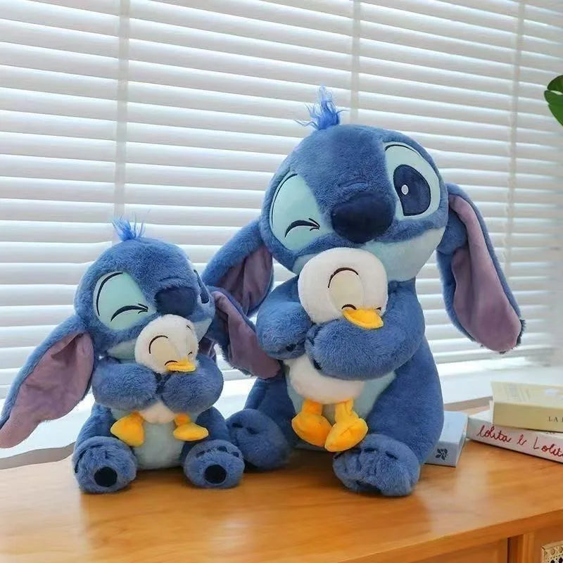 Stitch Lilo Duck Plush Toy - 12 in (30 cm) Soft Stuffed Animal, Kawaii Gift for Kids, Christmas & Birthday Decoration