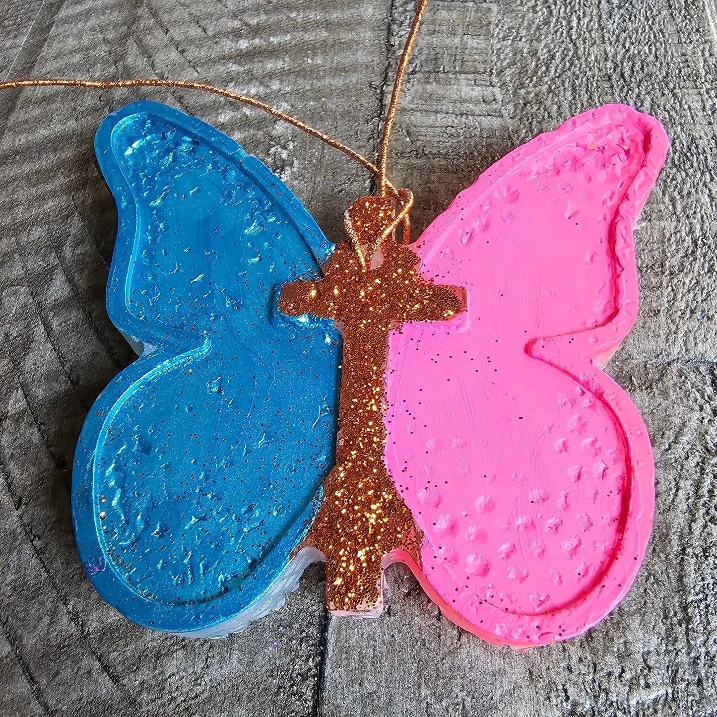 Butterfly Car Freshie | Handmade Aroma Bead Air Freshener