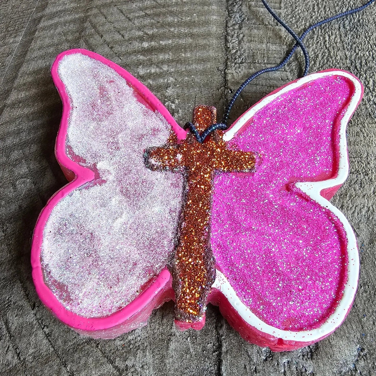 Butterfly Car Freshie | Handmade Aroma Bead Air Freshener