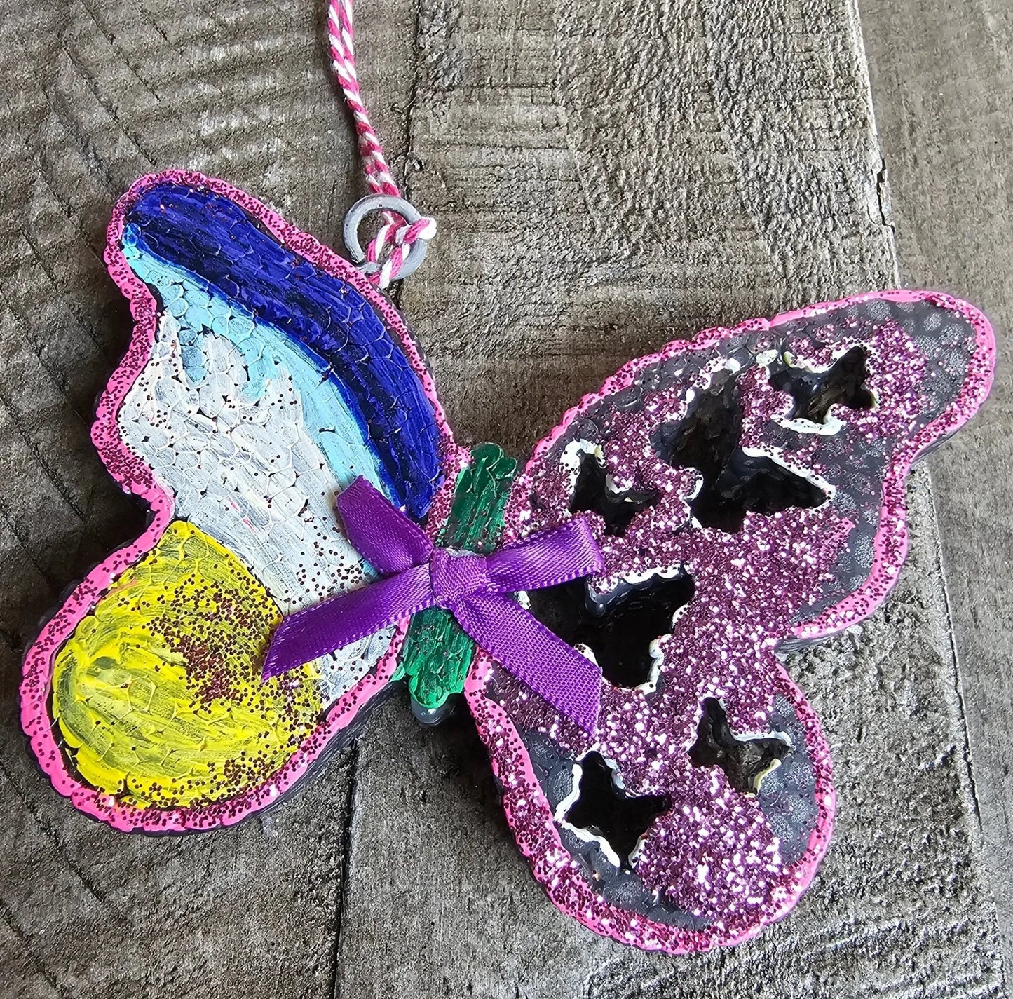 Butterfly Car Freshie | Handmade Aroma Bead Air Freshener