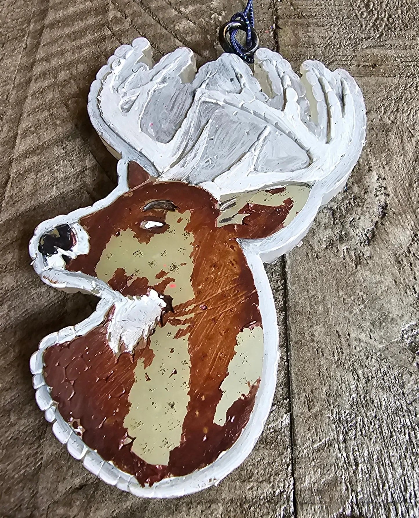Deer Head Car Freshie – Handmade Hunting Aroma Bead Air Freshener