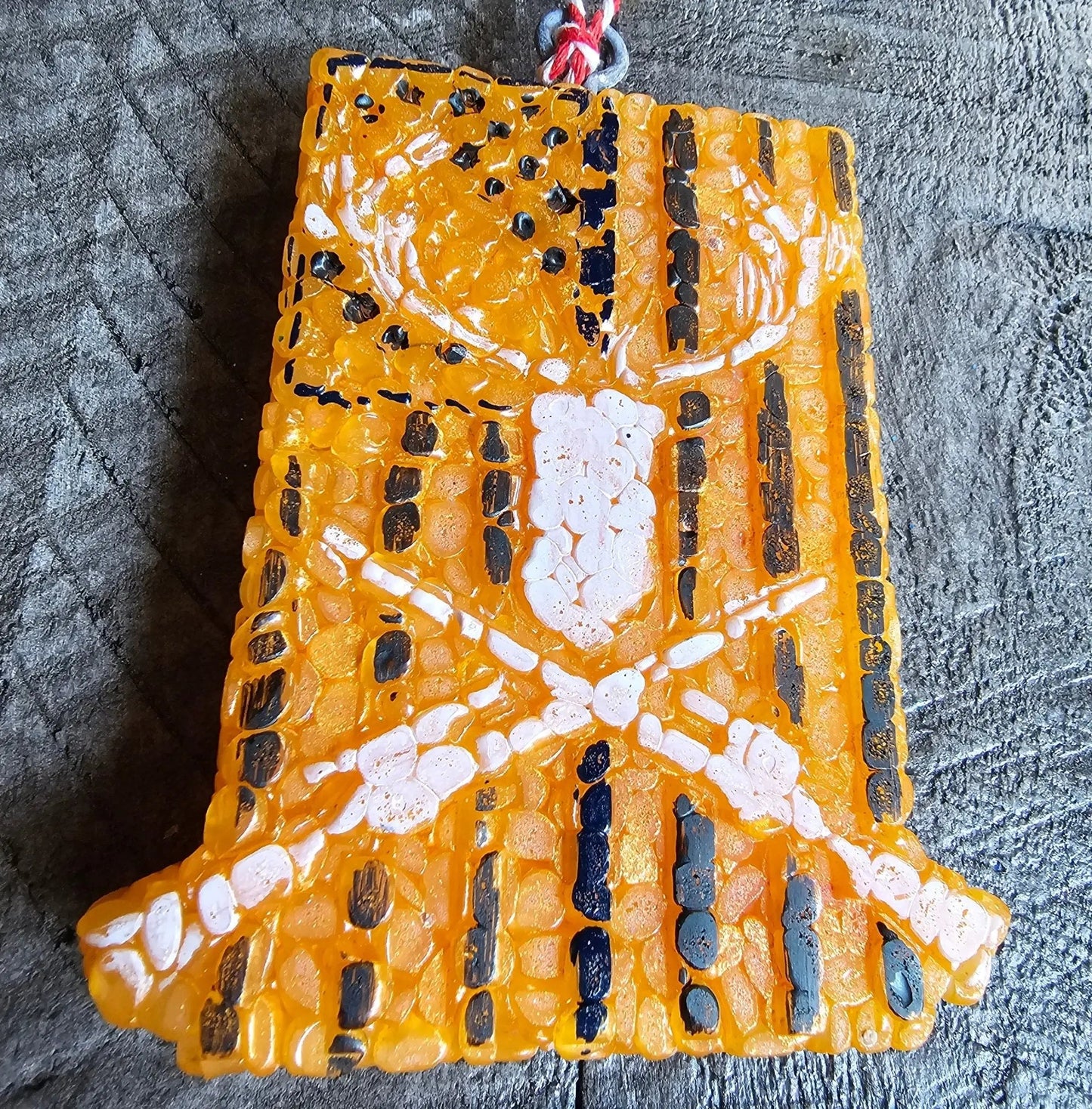 Deer Skull Flag Car Freshie – Handmade Aroma Bead Air Freshener