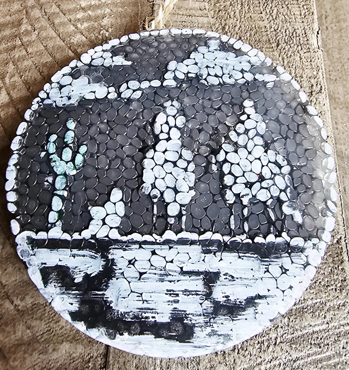 Desert Cowboy Shadows Car Freshie – Handmade Western Aroma Bead Air Freshener