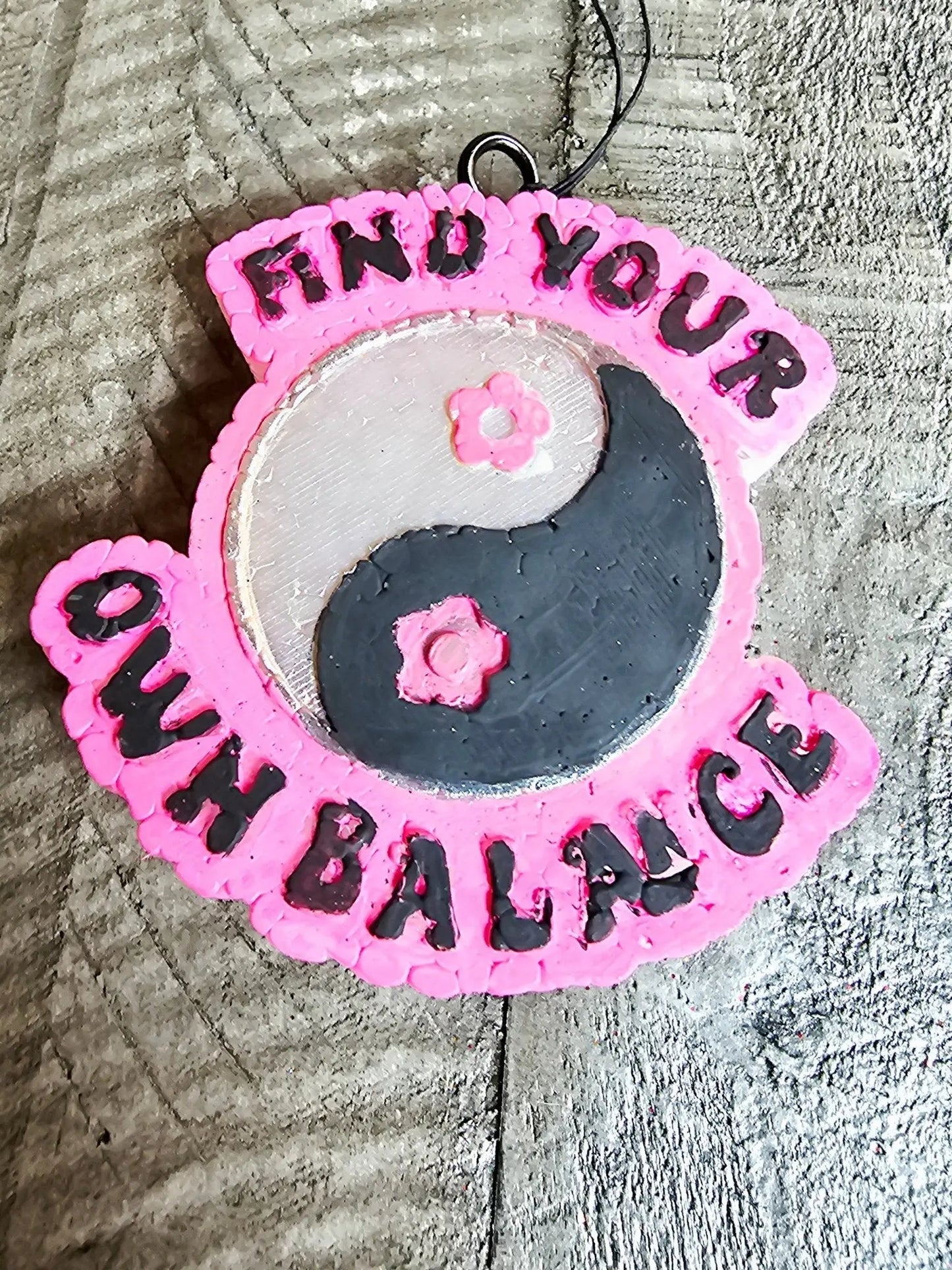 Find Your Own Balance Car Freshie – Yin Yang Aroma Bead Air Freshener
