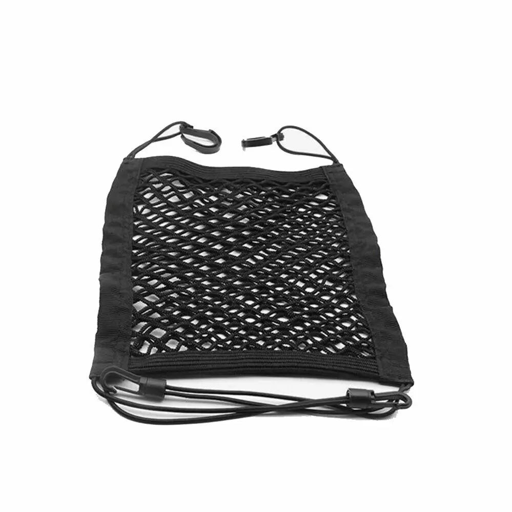 Car Seat Back Mesh Storage Organizer with Elastic Pocket, 30 x 23 cm (11.8 x 9.1 in)