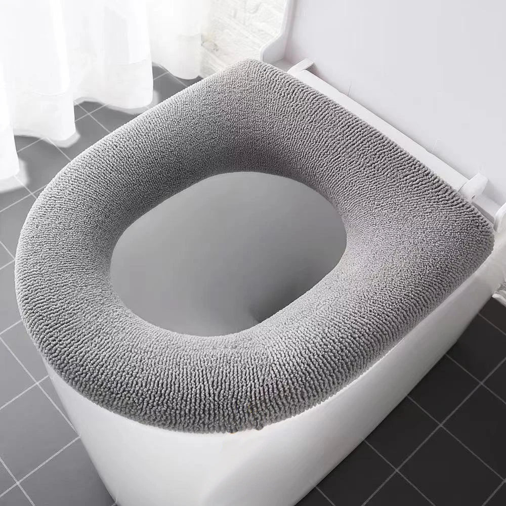 Universal Pumpkin Toilet Seat Cover – Soft Warm Closestool Mat, 30 cm (11.8 in) Toilet Lid Cushion