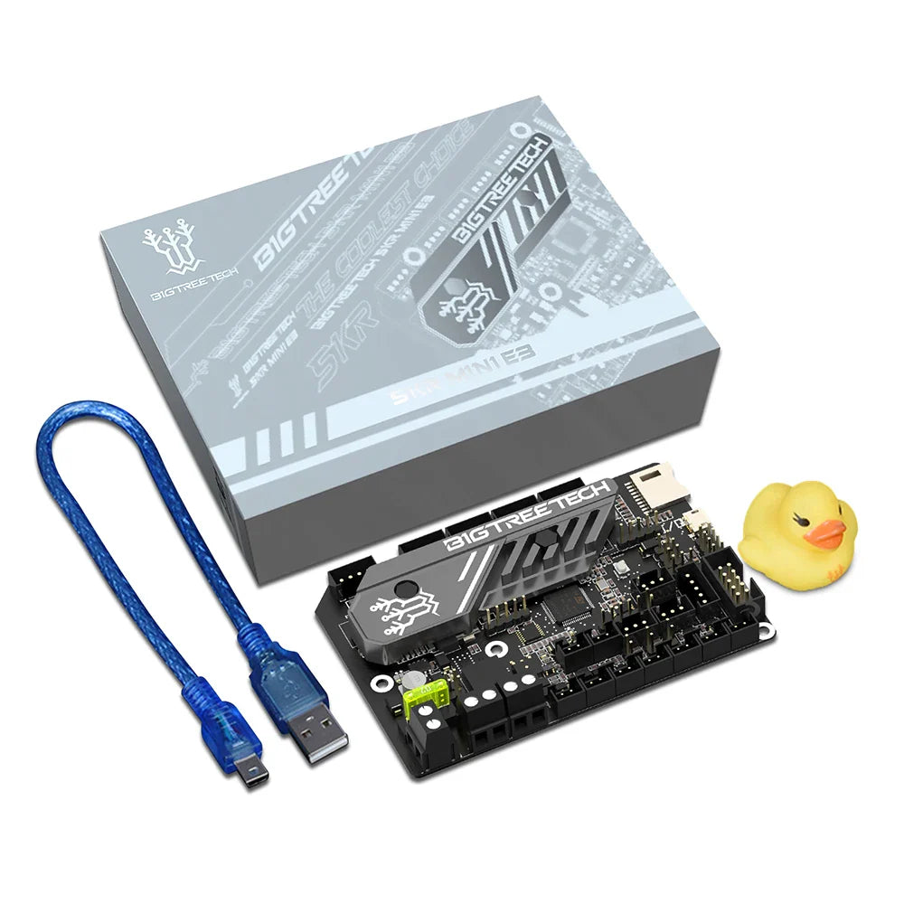 SKR Mini E3 32-Bit Motherboard with Onboard TMC2209 for Ender 3 / Ender 5 / CR-10 3D Printers - Micro USB, UART Silent Drivers, TFT Compatible