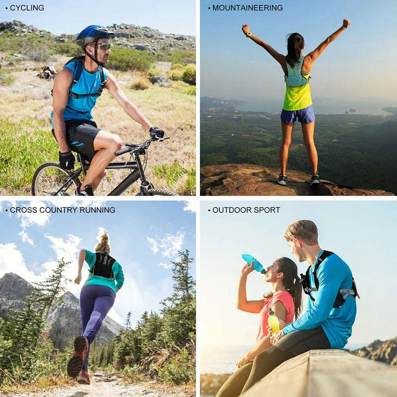 5L Ultralight Hydration Running Vest Backpack – Breathable Trail & Marathon Jogging Pack, Unisex