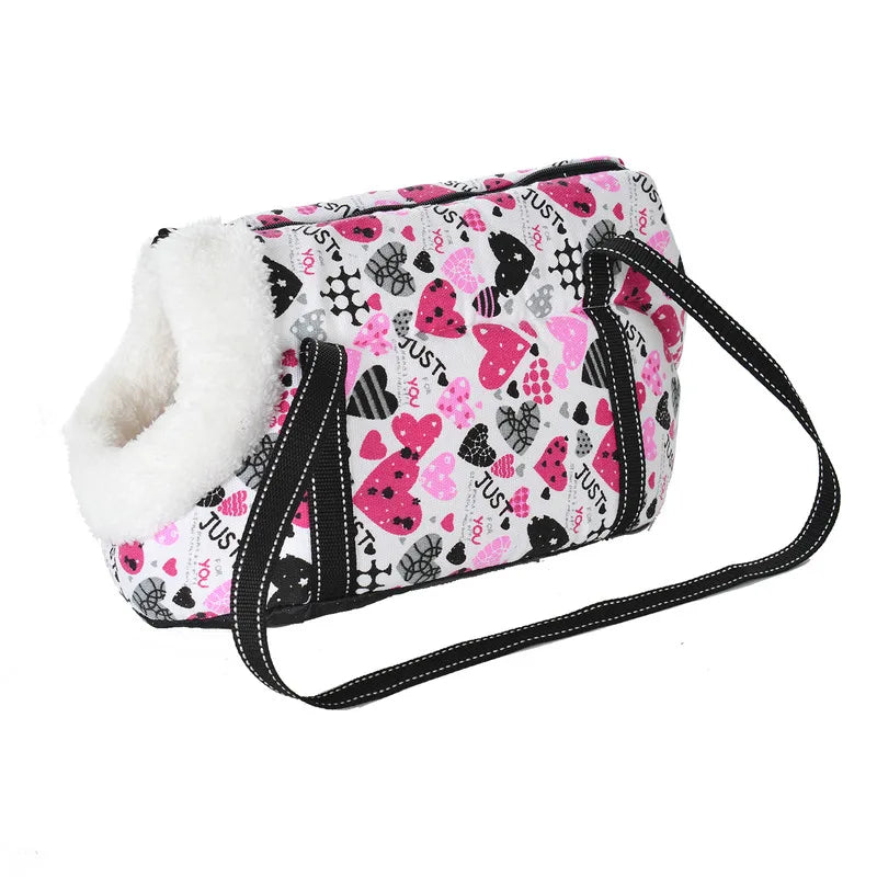 Soft Breathable Pet Carrier Backpack for Small Dogs & Cats — Sling Shoulder Bag, Sizes S & L (40×18×20 cm / 15.7×7.1×7.9 in; 50×23×28 cm / 19.7×9.1×11 in)