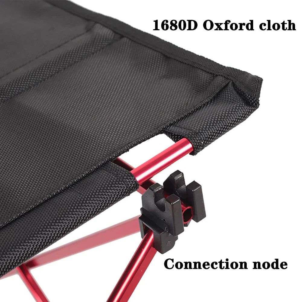 Portable Foldable Camping Table - Ultralight 6061 Aluminum Picnic & Laptop Folding Desk