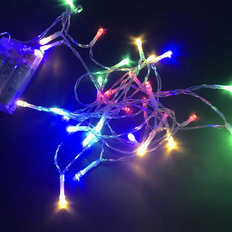 AA Battery Operated LED String Lights — 10/20/40/80/160 LED Fairy Lights, Cool White/Warm White/RGB for Christmas Wedding Party Garland