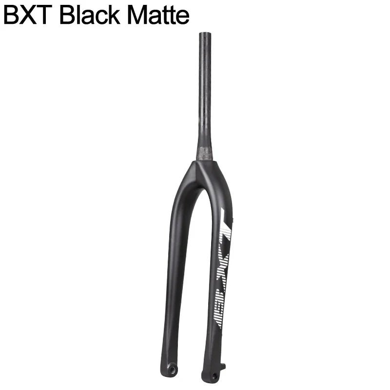Full Carbon Boost MTB Fork 110x15mm Thru-Axle for 29er Tapered 1-1/8 to 1-1/2 Disc Brake Rigid Fork