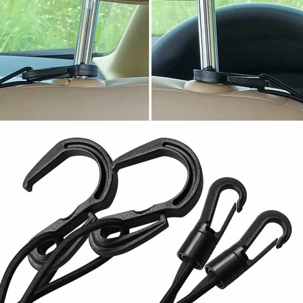 Car Seat Back Mesh Storage Organizer with Elastic Pocket, 30 x 23 cm (11.8 x 9.1 in)