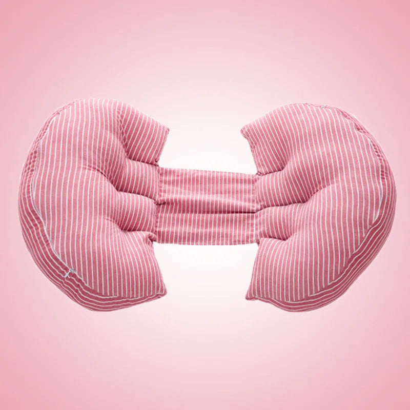 U-Shaped Maternity Body Pillow – Side Sleeper Pregnancy Support with Removable Cotton Cover (60 x 30 x 8 cm | 23.6 x 11.8 x 3.1 in)