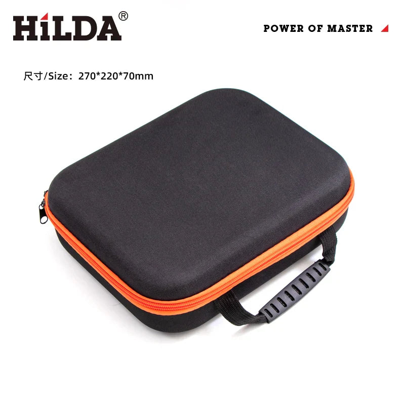Nylon Drill & Tool Bag — Multifunctional Electric Tool Organizer, 3 Sizes: 220×270×70 mm (8.66×10.63×2.76 in), 330×220×75 mm (13.00×8.66×2.95 in), 370×230×120 mm (14.57×9.06×4.72 in)