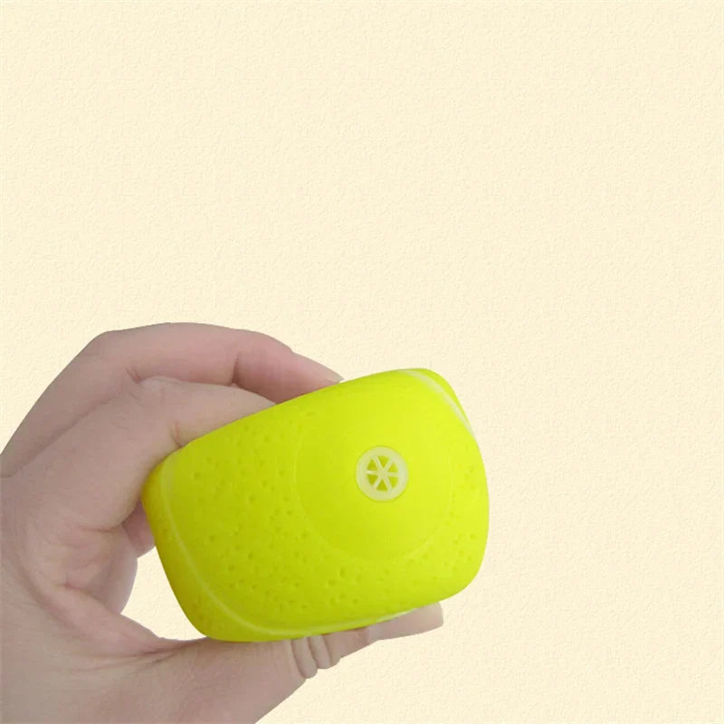 1-Pack Squeaky Dog Ball Toy 6 cm (2.36 in) Rubber Chew Toy for Small Dogs and Puppies
