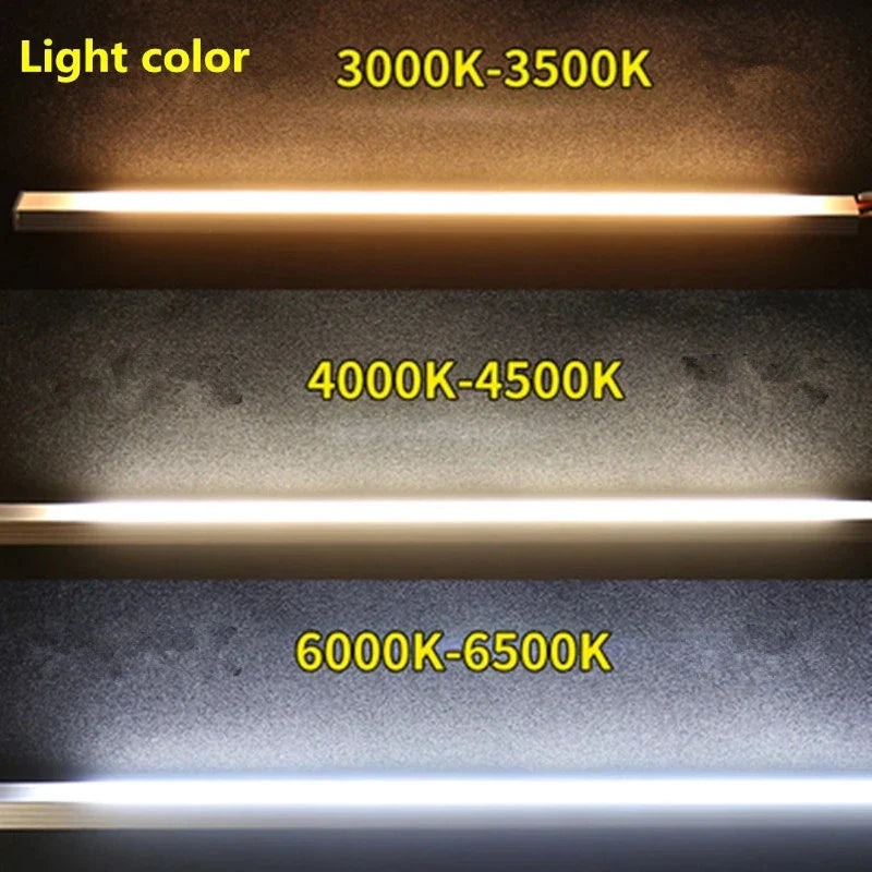 1-10 Pack 20 in (50 cm) SMD5730 36-LED DC12V Rigid LED Strip with U/V Aluminum Channel for Indoor Lighting