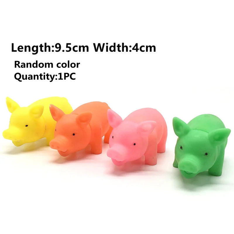 Squeaky Rubber Dog Chew Toy — Bone & Ball Tooth-Cleaning Training Toy, 1-Pack