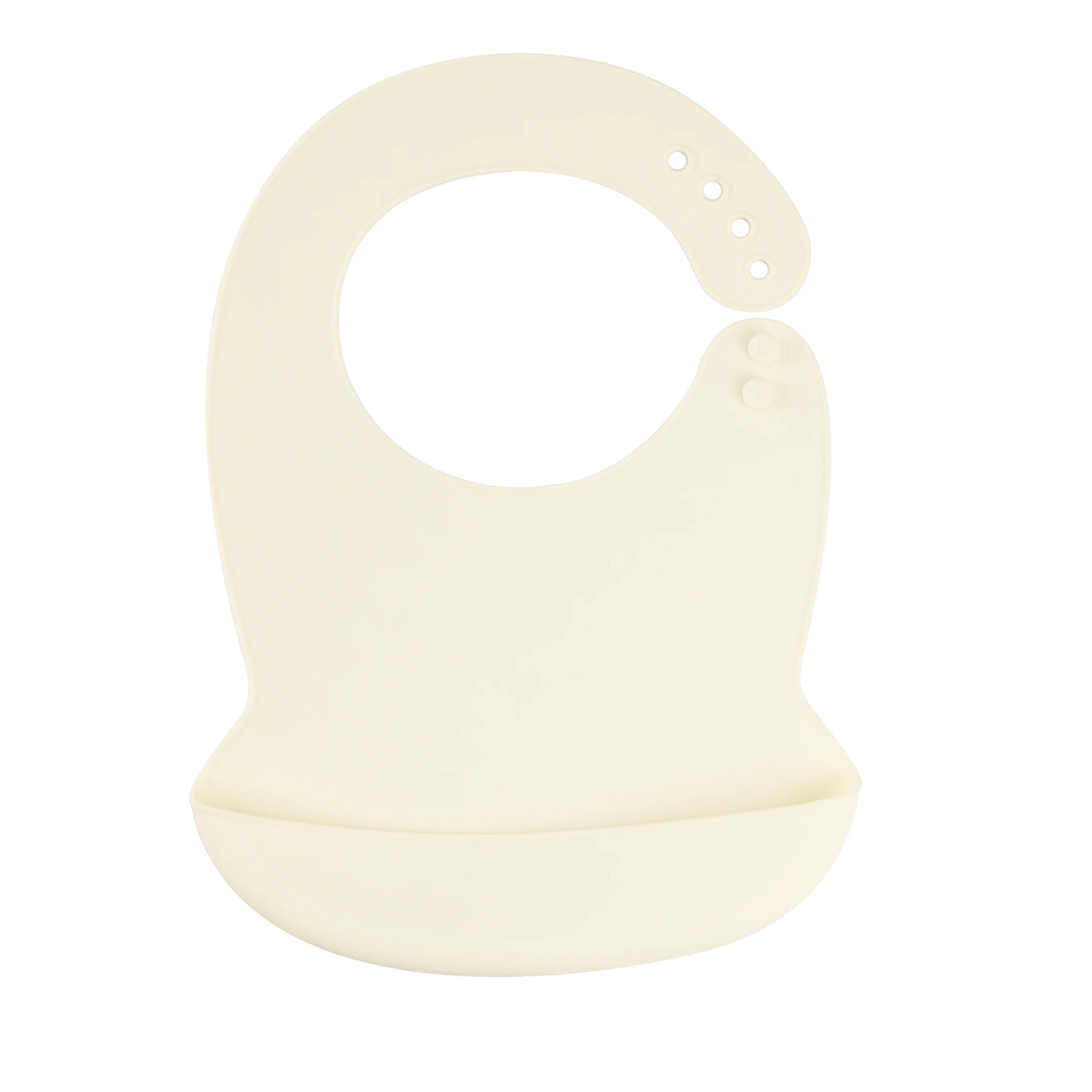 Silicone Baby Bib Waterproof Adjustable Cartoon Banana Feeding Bib with Pocket BPA-Free for 1-3 Years