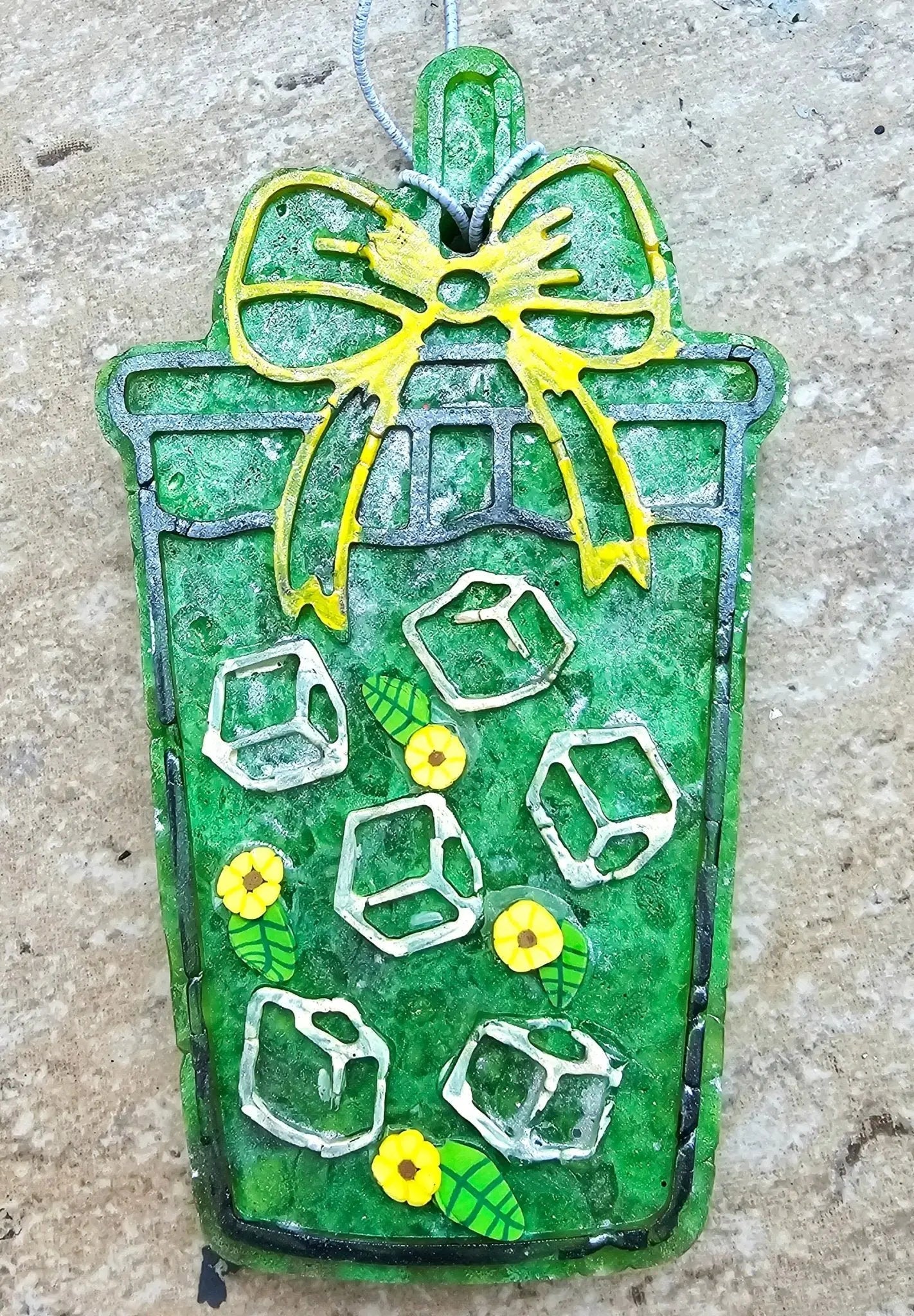 Iced Drink Car Freshie – Handmade Aroma Bead Air Freshener
