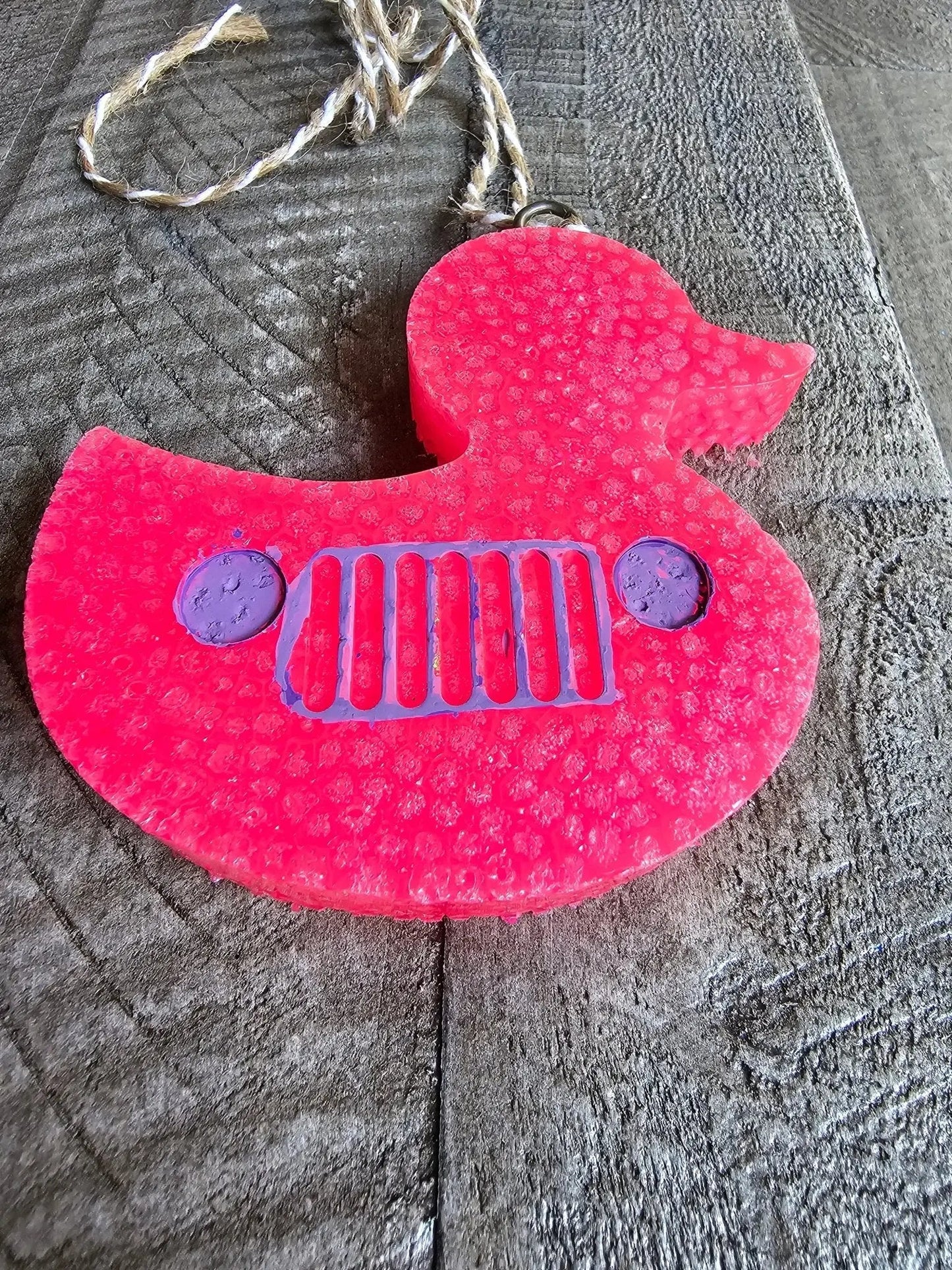 Jeep Duck Car Freshie – Handmade Aroma Bead Air Freshener