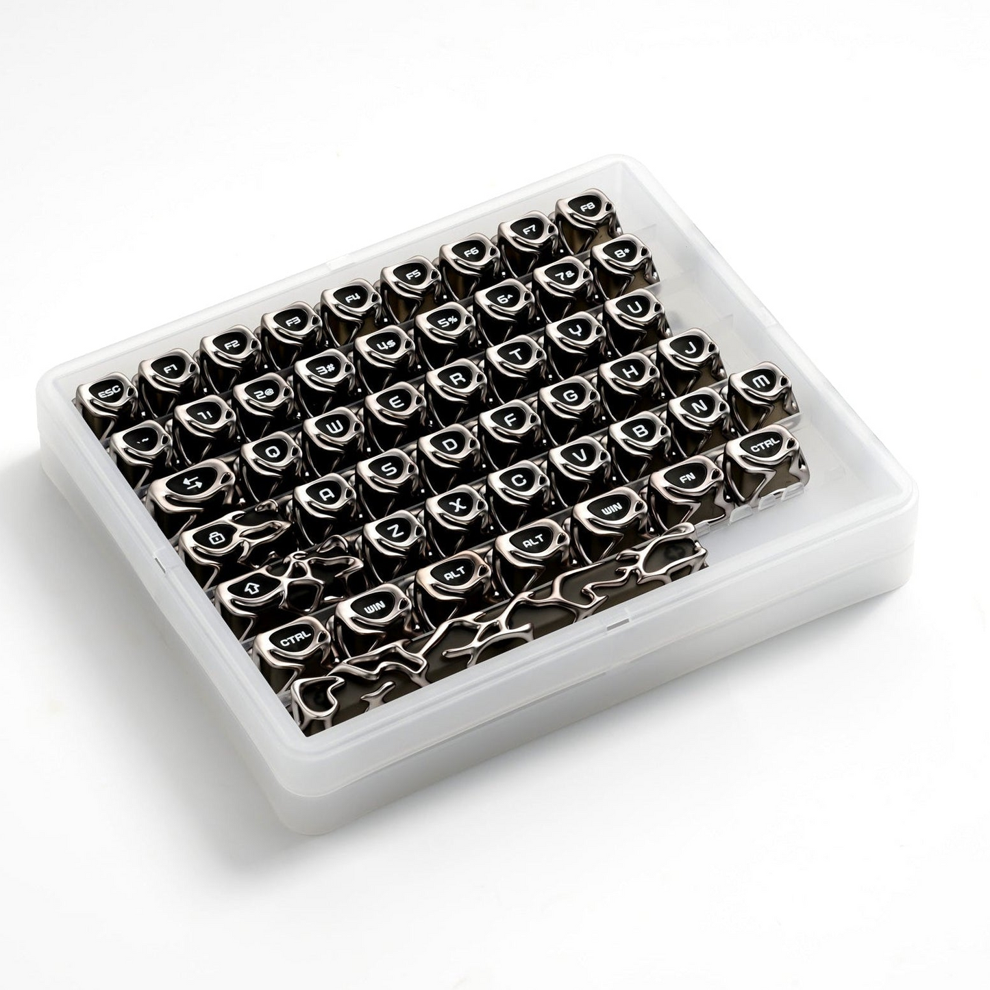 XVX Venom Themed Liquid Metallic ABS+PC Keycap Set