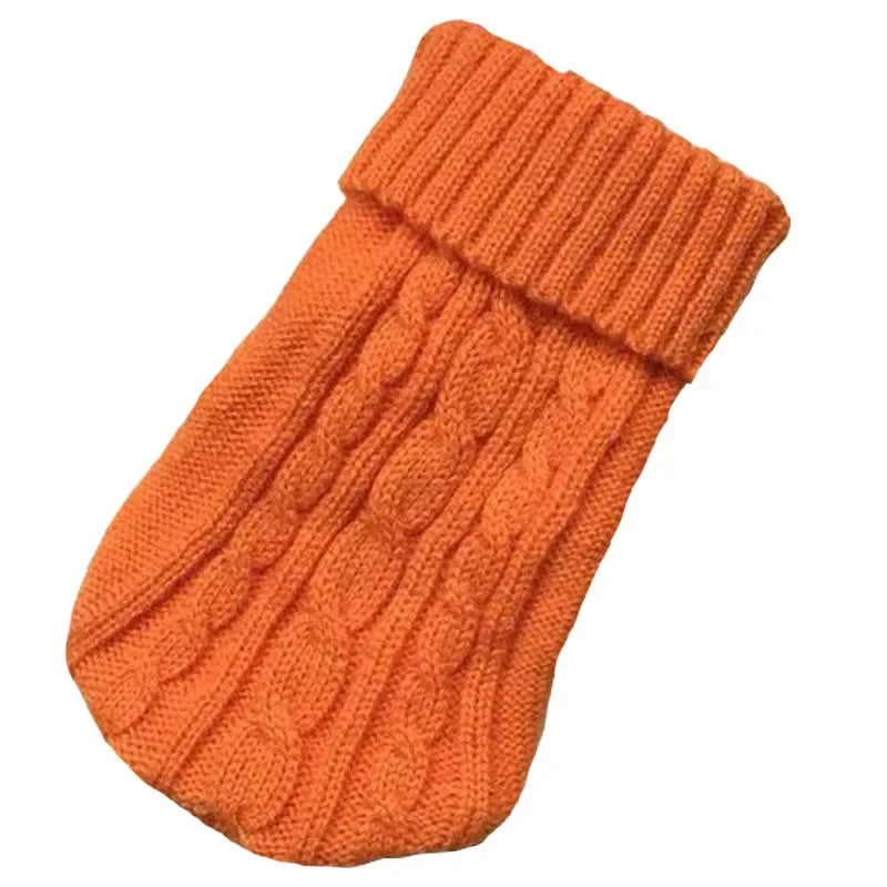 Knitted Winter Dog Sweater for Small & Medium Dogs, Chihuahua & Yorkie Puppy Pullover