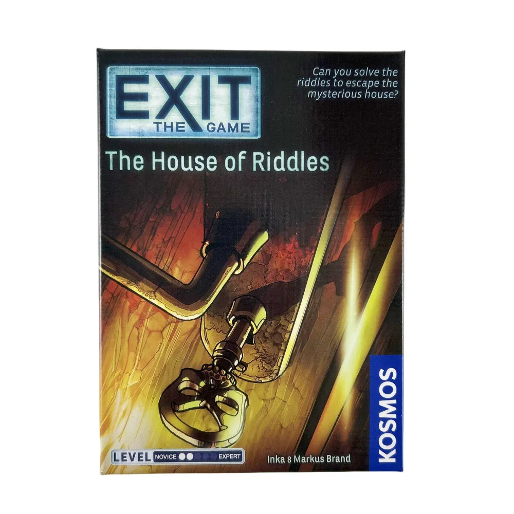 Escape Room Card Game Decks – The Abandoned Cabin, Haunted Roller Coaster, Dead Man on the Orient Express, House of Riddles