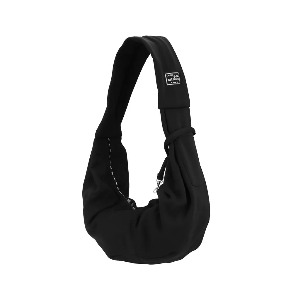 Portable Pet Shoulder Carrier with Phone Pocket – Travel Handbag for Small Dogs & Cats