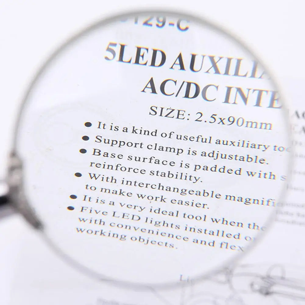 10X Handheld Magnifying Glass 50mm (1.97 in) Loupe for Jewelry, Coins & Stamps - Portable Optical Glass