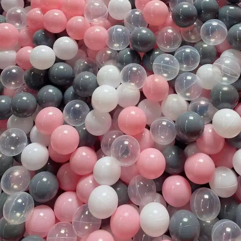 100-Pack 2.2 in (55 mm) Colorful Plastic Ocean Balls — Soft Non-Toxic Pool & Ball Pit Toys for Kids
