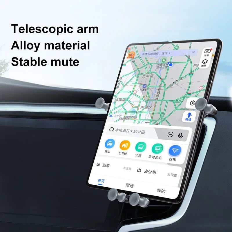 Universal Vent Gravity Car Phone Mount – One-Handed Holder for Foldable & 4.7–6.7 in (12–17 cm) Smartphones