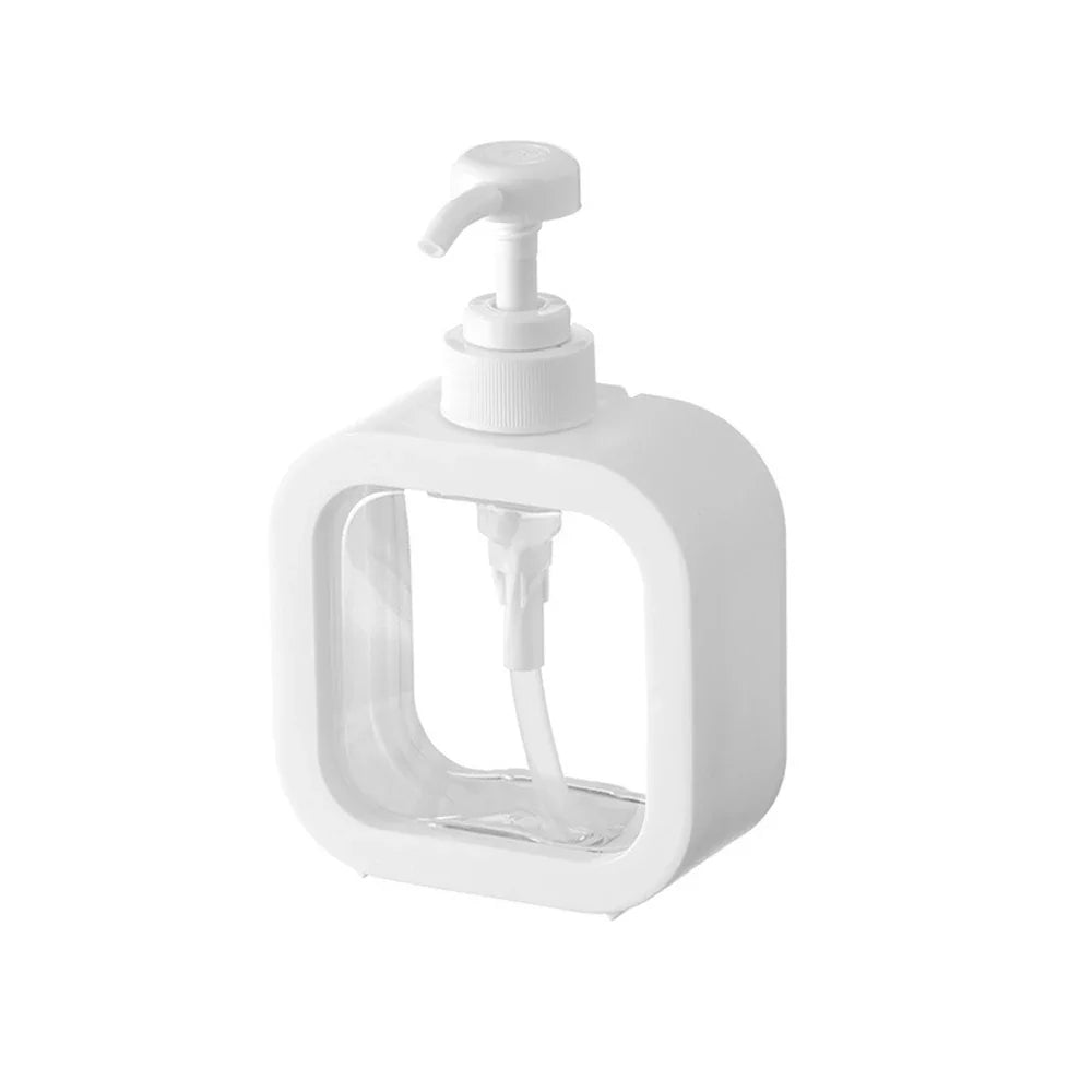 Large-Capacity Refillable Soap Dispenser Bottle – Clear Plastic Pump, 1 or 2 Pack for Travel, Kitchen & Bathroom