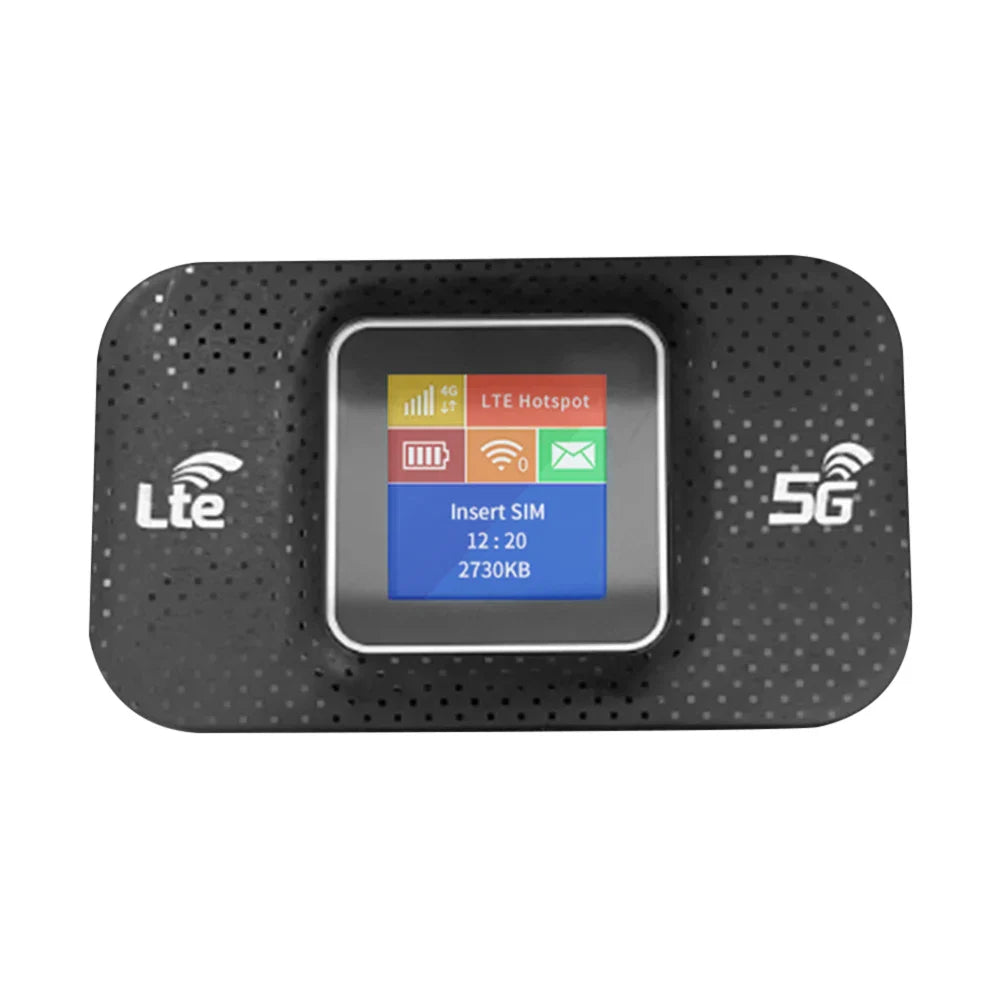 4G LTE Mobile WiFi Router 150Mbps Pocket Hotspot with SIM Slot 3650mAh Battery for Car & Travel