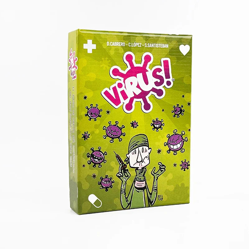 Virus 1 2 3 Board Game - Bilingual Family Party Game (Spanish & English)