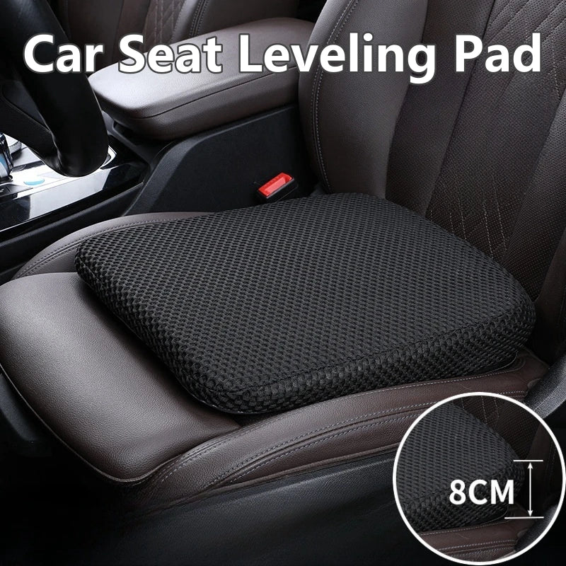 Universal Car Seat Booster Cushion – Breathable Portable Wedge Pad for Height Boost & Fatigue Relief