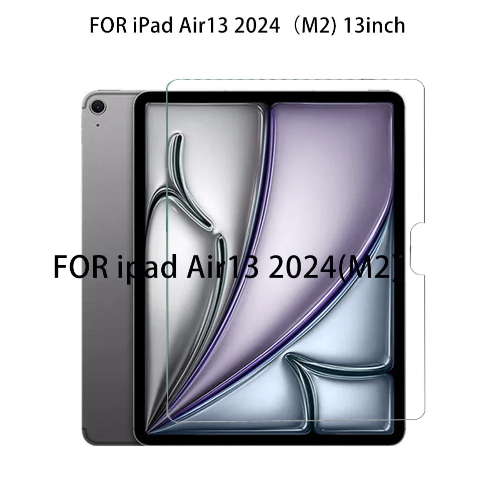 3-Pack Tempered Glass Screen Protector for iPad Air 11-inch (279 mm) HD Anti-Scratch