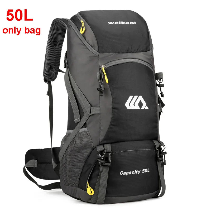 50L Waterproof Hiking Backpack for Men & Women Travel Camping Climbing Rucksack