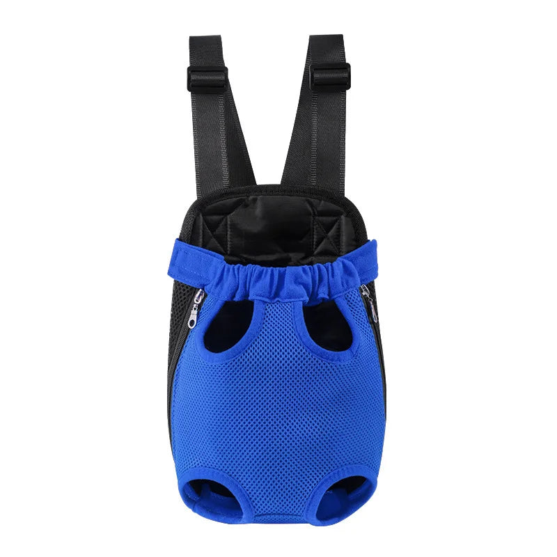 Adjustable Double-Shoulder Pet Carrier Backpack – Breathable Cat & Small Dog Travel Bag, Hands-Free Hiking Carrier