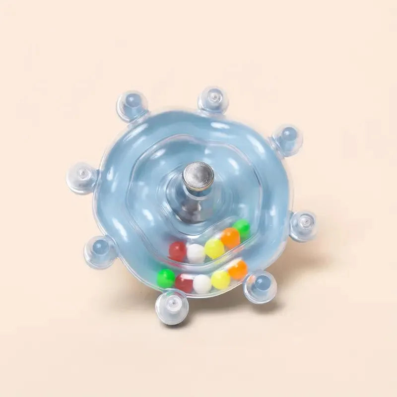 Interactive Rotating Treat Dispenser Parrot Toy for Mental Stimulation and Cage Entertainment
