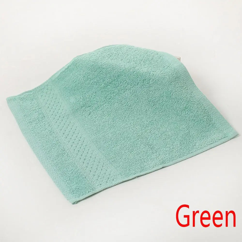 Cotton Antibacterial Absorbent Face & Body Wash Cloth - Square 34 x 34 cm (13.4 x 13.4 in)